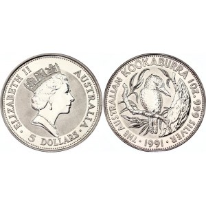 Australia 5 Dollars 1991