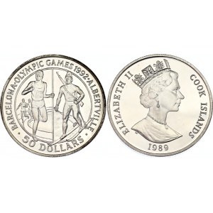 Cook Islands 50 Dollars 1989