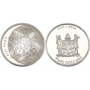 Fiji 2 Dollars 2013