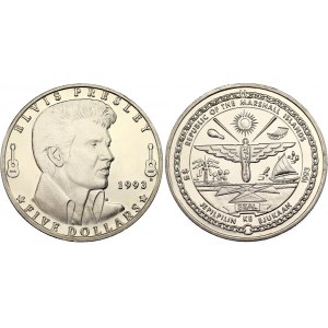 Marshall Islands 5 Dollars 1993 R