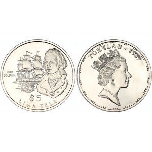 Tokelau 5 Dollars 1989