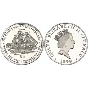 Tuvalu 5 Dollars 1999