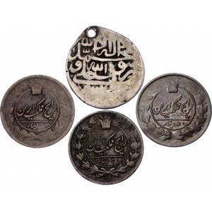 Iran Lot of 4 Coins 19th Century