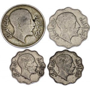 Iraq Lot of 4 Coins 1931 - 1933 AH 1349 - 1352