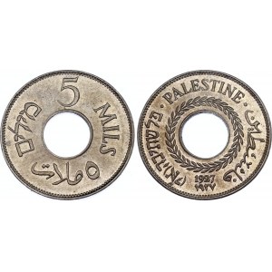 Palestine 5 Mils 1927