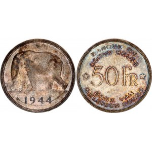 Belgian Congo 50 Francs 1944