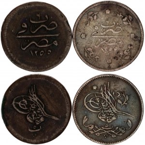 Egypt 2 x 5 Para 1843 - 1844