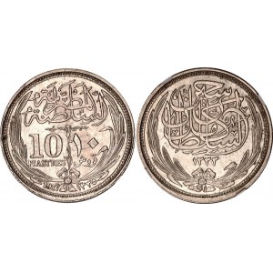 Egypt 10 Piastres 1917 AH 1335 NGC MS 62