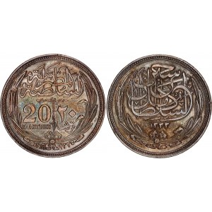 Egypt 20 Piastres 1916 AH 1335