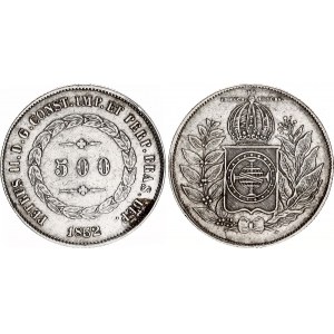 Brazil 500 Reis 1852