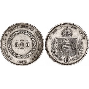 Brazil 500 Reis 1853