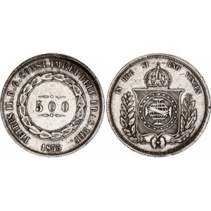 Brazil 500 Reis 1855