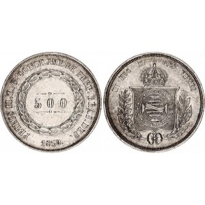 Brazil 500 Reis 1859