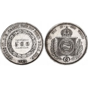 Brazil 500 Reis 1863