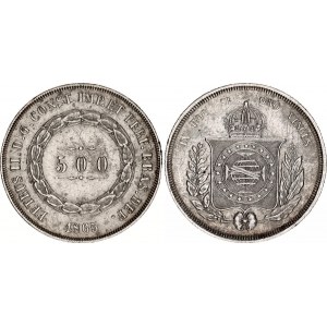 Brazil 500 Reis 1865