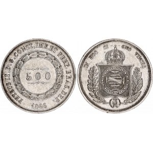 Brazil 500 Reis 1866