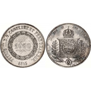Brazil 1000 Reis 1855