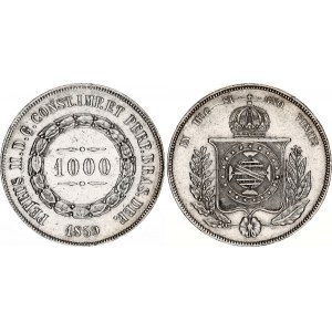 Brazil 1000 Reis 1859