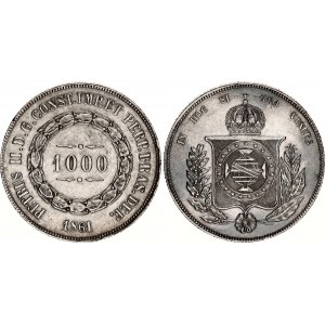 Brazil 1000 Reis 1861