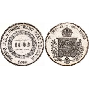 Brazil 1000 Reis 1865