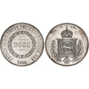 Brazil 2000 Reis 1854