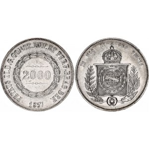 Brazil 2000 Reis 1857