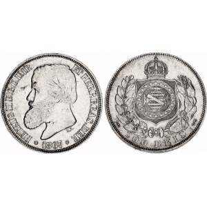 Brazil 200 Reis 1867