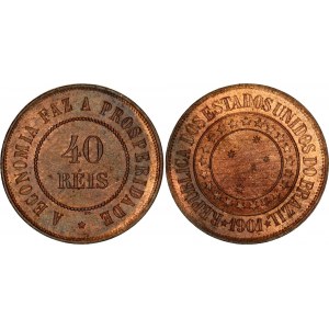 Brazil 40 Reis 1901