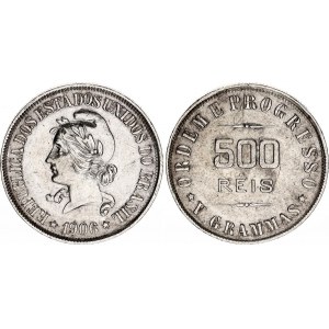 Brazil 500 Reis 1906