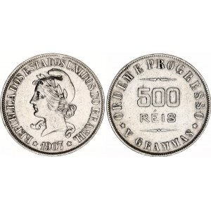 Brazil 500 Reis 1907