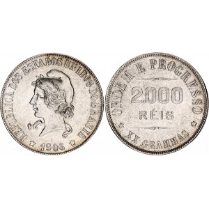 Brazil 2000 Reis 1906