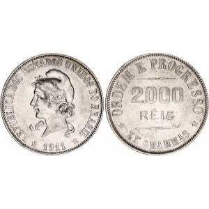 Brazil 2000 Reis 1911