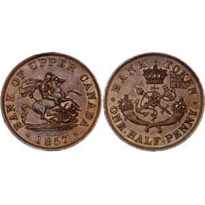 Canada Half Penny 1857