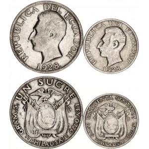 Ecuador 50 Centavos - 1 Sucre 1928