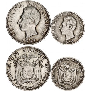 Ecuador 50 Centavos - 1 Sucre 1930 - 1934