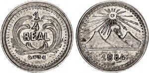 Guatemala 1/4 Real 1884