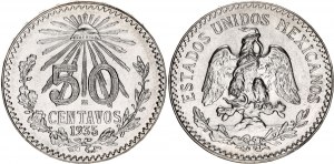Mexico 50 Centavos 1935 M
