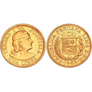 Peru 1 Libra 1966 ZBR