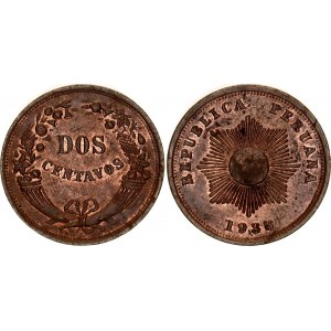 Peru 2 Centavos 1938