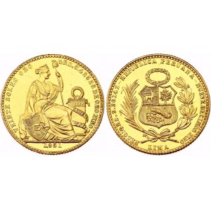 Peru 20 Soles Oro 1951