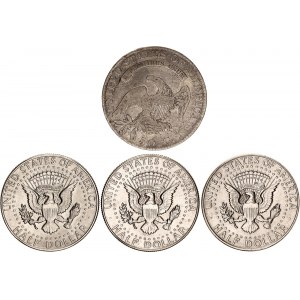 United States 4 x 1/2 Dollar 1819 - 1968