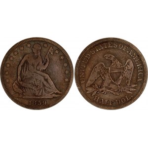 United States 1/2 Dollar 1859