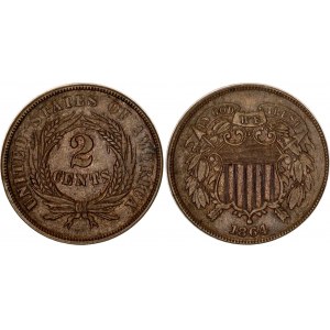 United States 2 Cents 1864