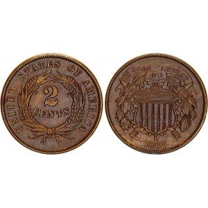 United States 2 Cents 1865