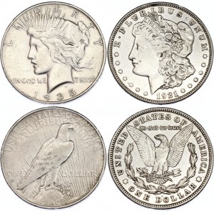 United States 2 x 1 Dollar 1921 - 1935