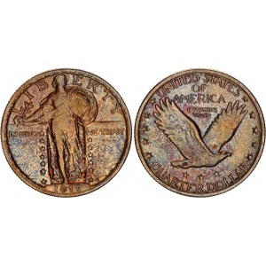 United States 1/4 Dollar 1917