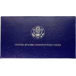 United States Constitution 2 Coins Set with 5 Gold Dollars 1987 S Original Box & Certificate