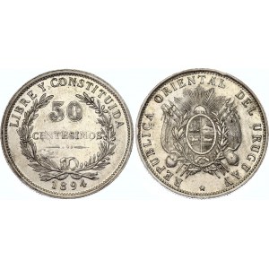 Uruguay 50 Centésimos 1894