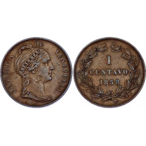 Venezuela 1 Centavo 1858