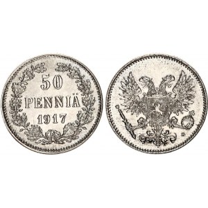 Russia - Finland 50 Pennia 1917 S